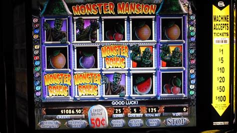 monster mansion slot machine.
